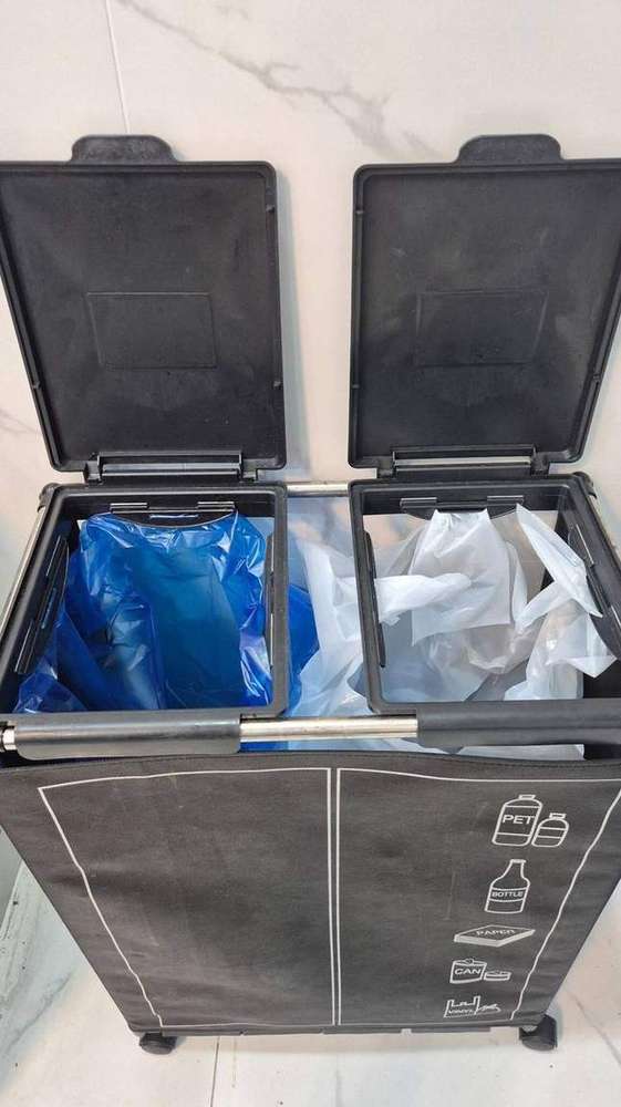 공용 재활용 쓰레기 분리