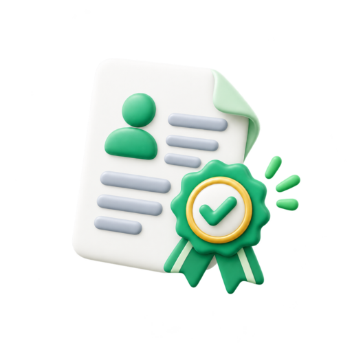 청소전문가 자격 아이콘